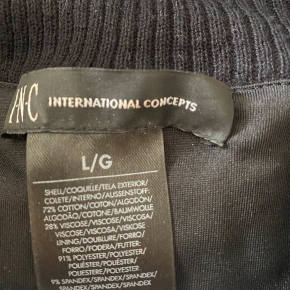 INC turtle neck top size L - Picture 10 of 10